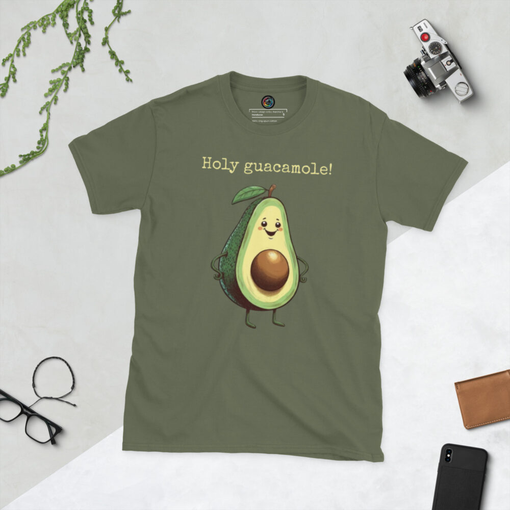 Kratka majica s natpisom "Holy guacamole!" - Slika 6