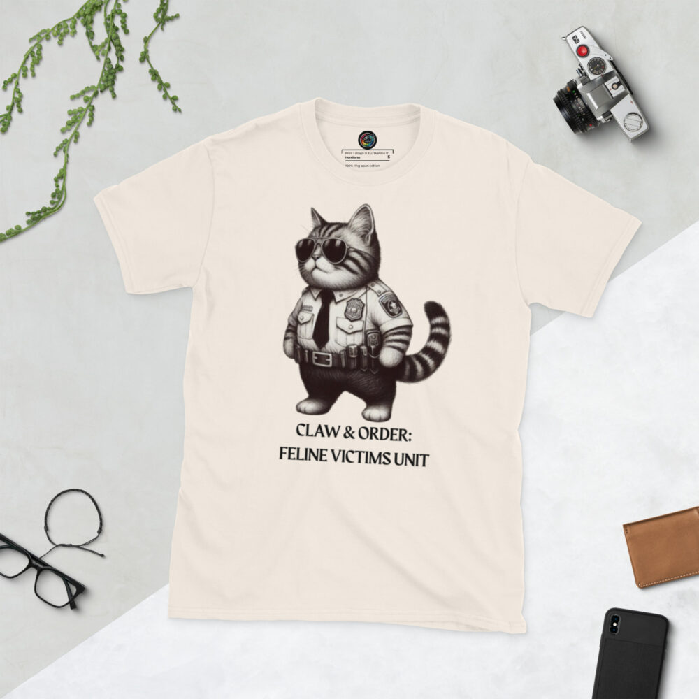 Kratka majica  "Claw & order: Feline victims unit" - Slika 15