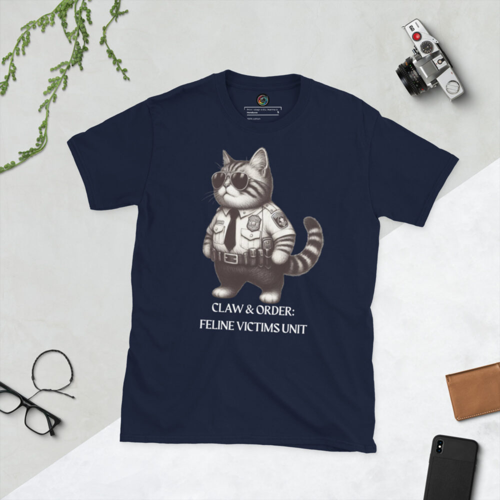 Kratka majica  "Claw & order: Feline victims unit" - Slika 2
