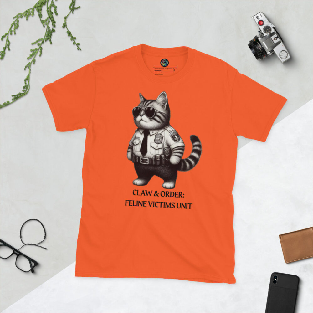 Kratka majica  "Claw & order: Feline victims unit" - Slika 8