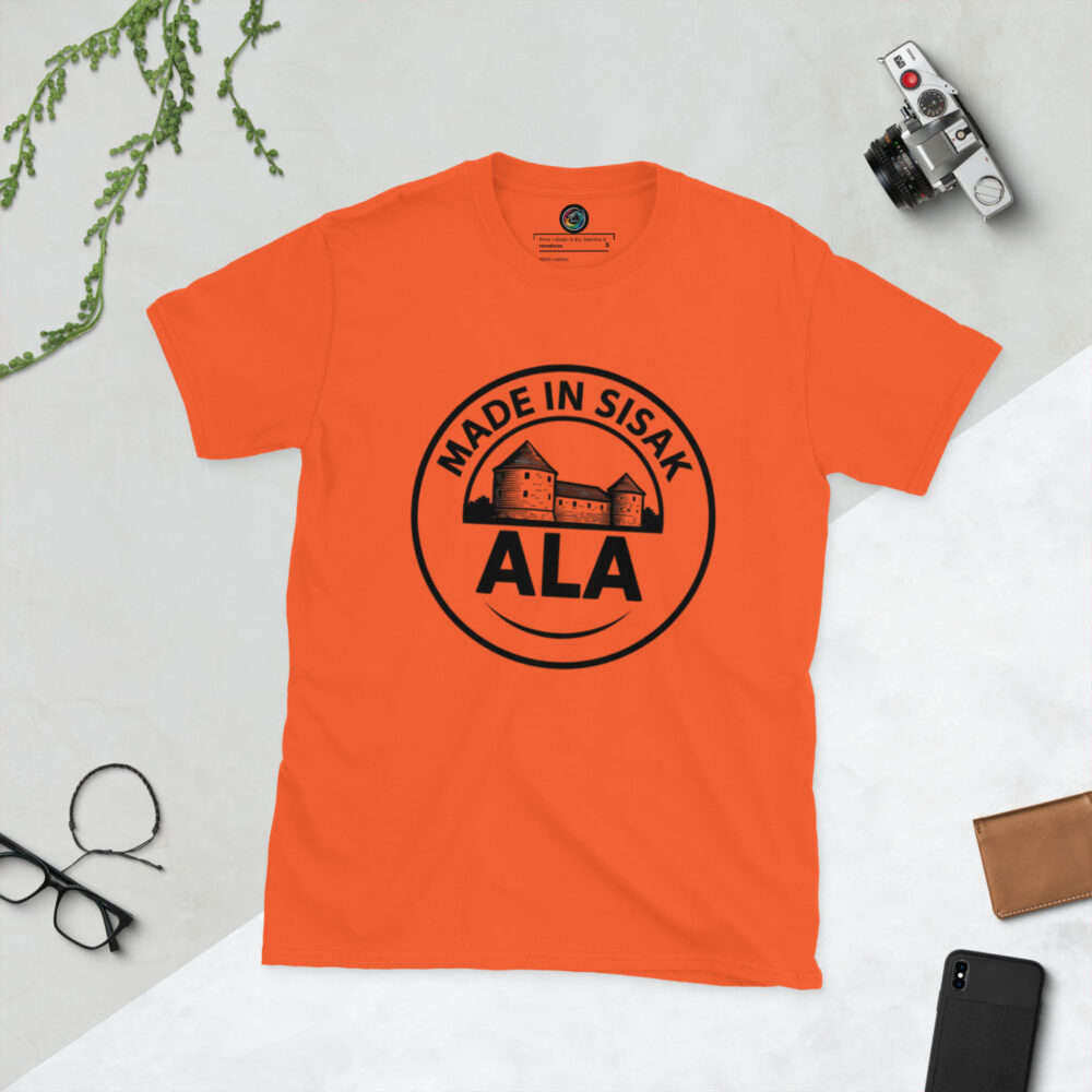 Kratka majica s natpisom "Ala" - Slika 8