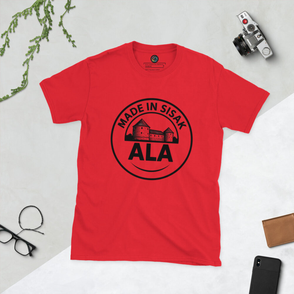 Kratka majica s natpisom "Ala" - Slika 7