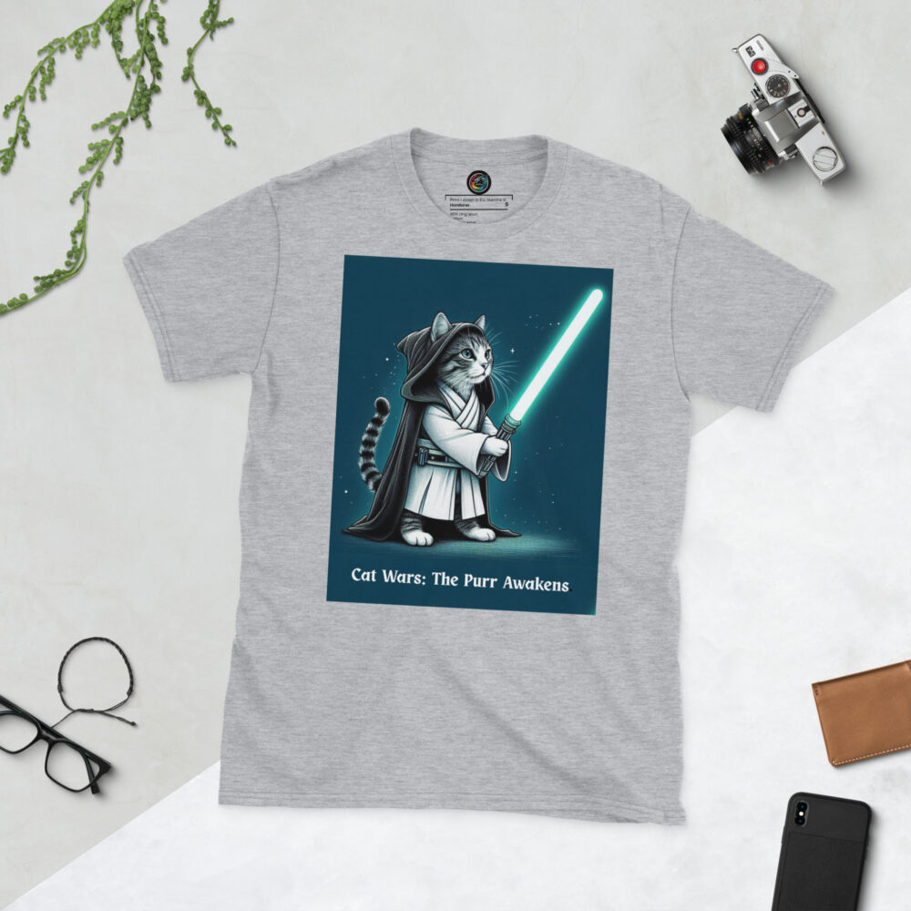 Kratka majica "Cat Wars: The Purr Awakens" - Slika 14