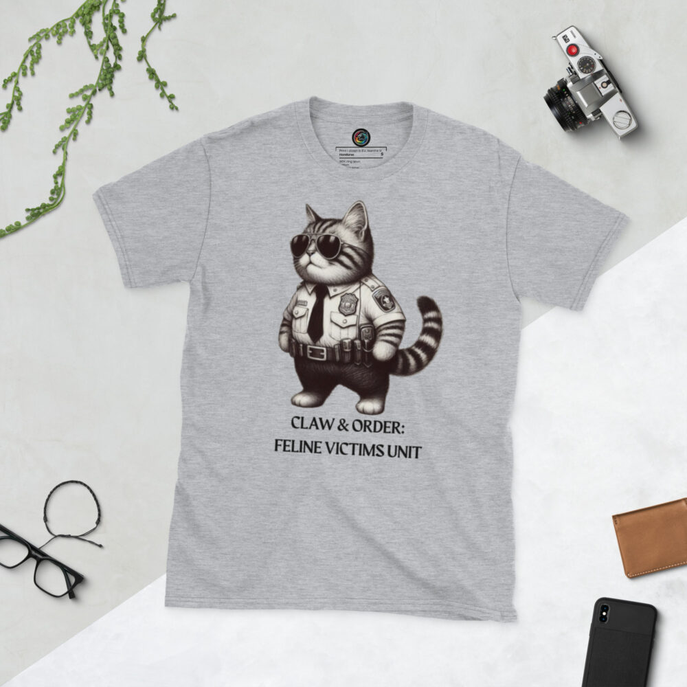 Kratka majica  "Claw & order: Feline victims unit" - Slika 14