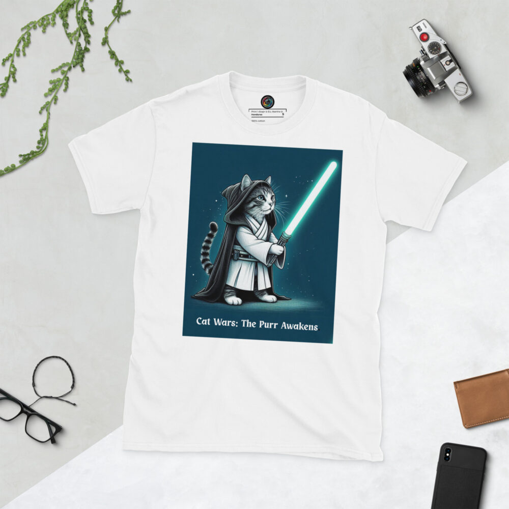 Kratka majica "Cat Wars: The Purr Awakens" - Slika 16