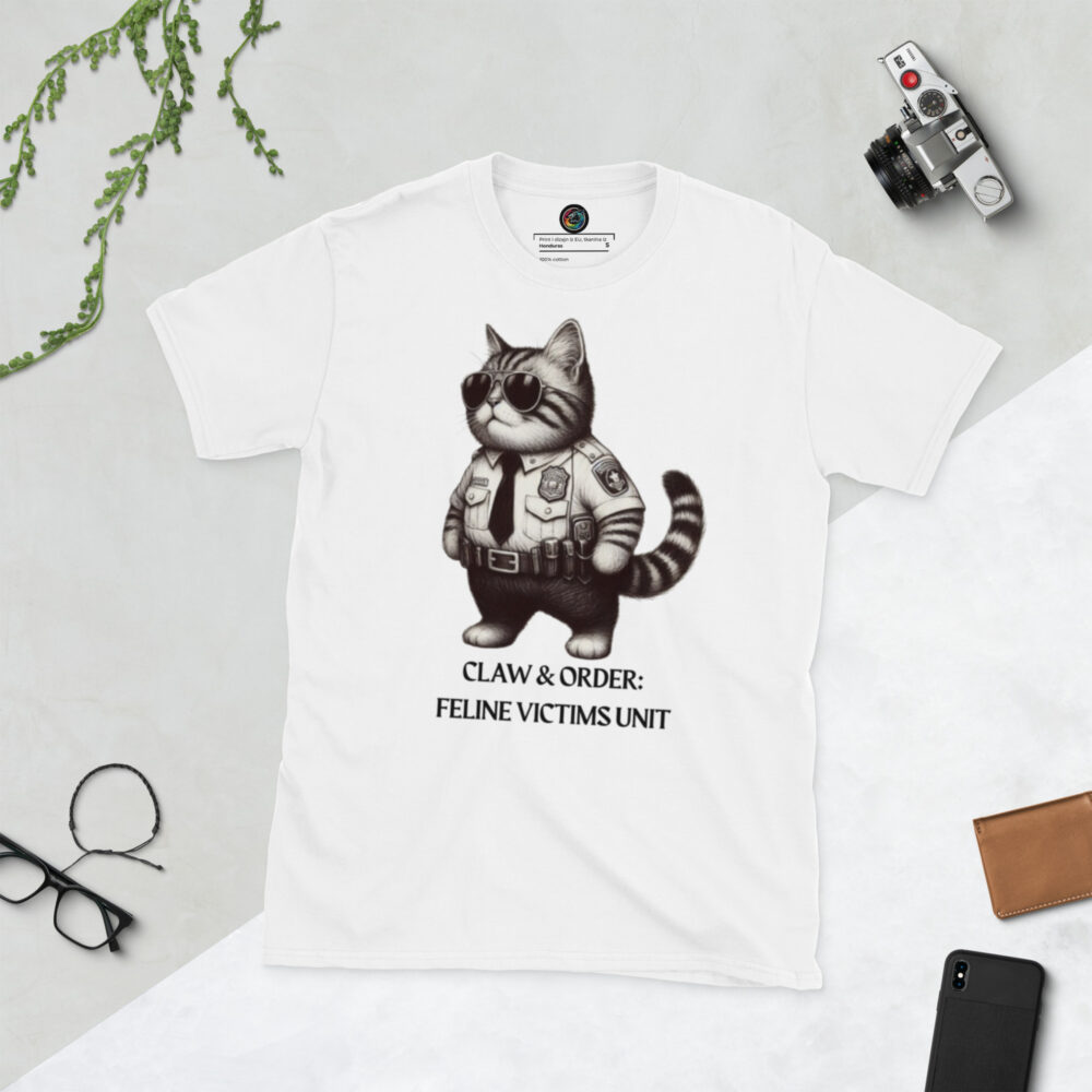 Kratka majica  "Claw & order: Feline victims unit" - Slika 16