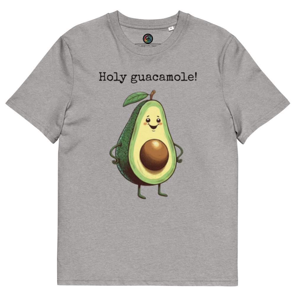 Kratka majica s natpisom "Holy guacamole" - organski pamuk - Slika 11