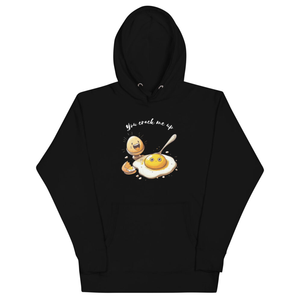 Hoodie s natpisom "You crack me up"