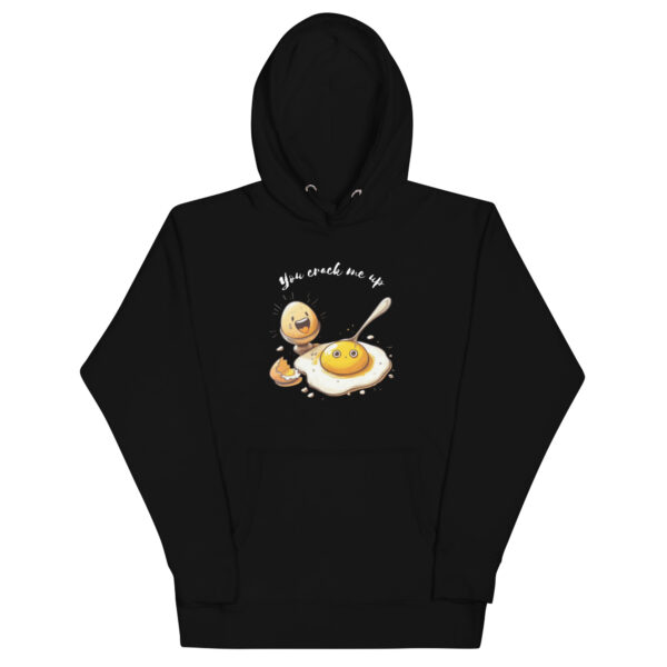 Hoodie s natpisom "You crack me up"