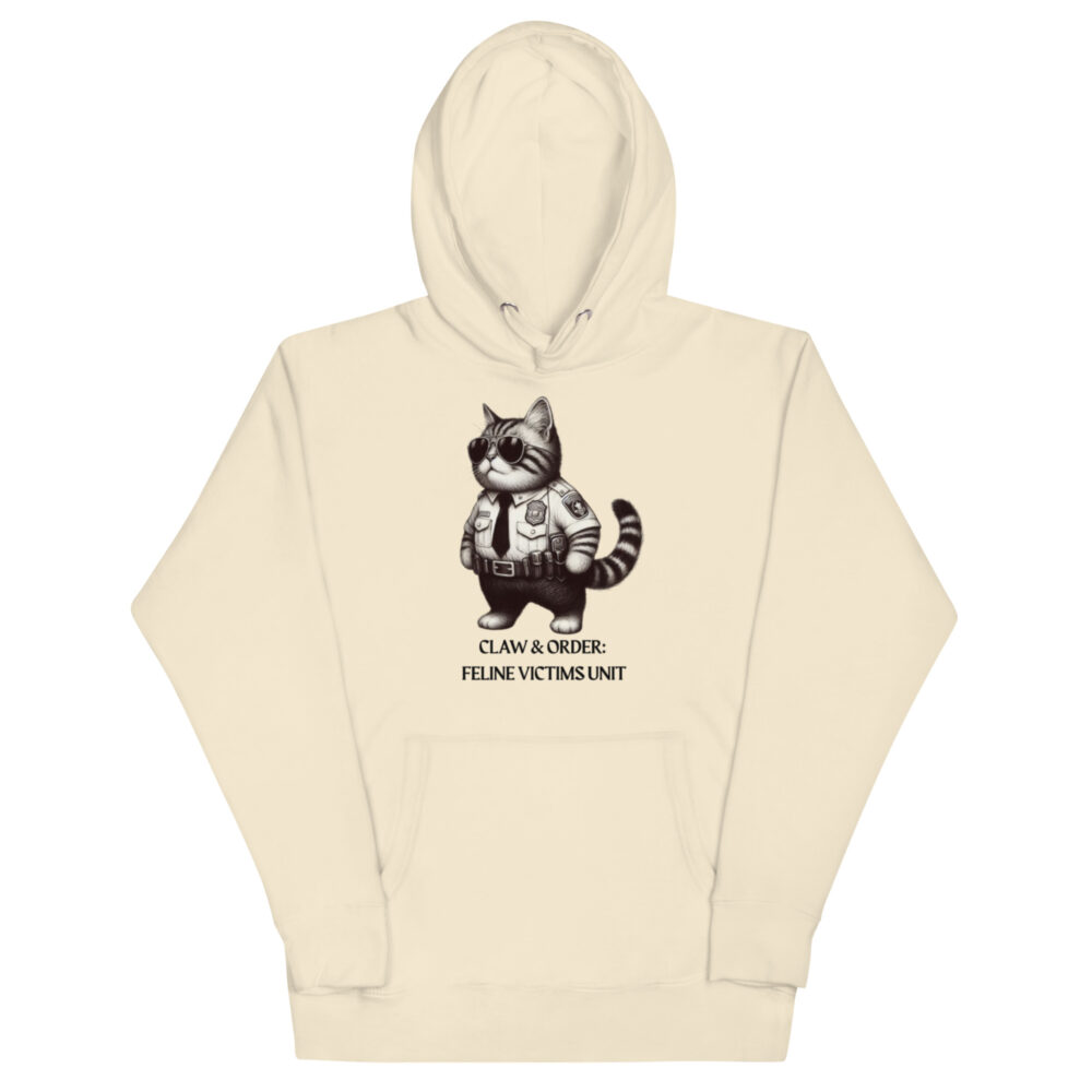 Hoodie "Claw & order: Feline victims unit" - Slika 14