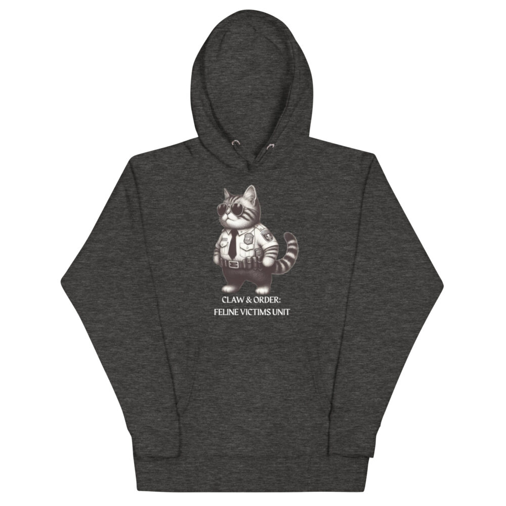 Hoodie "Claw & order: Feline victims unit" - Slika 4