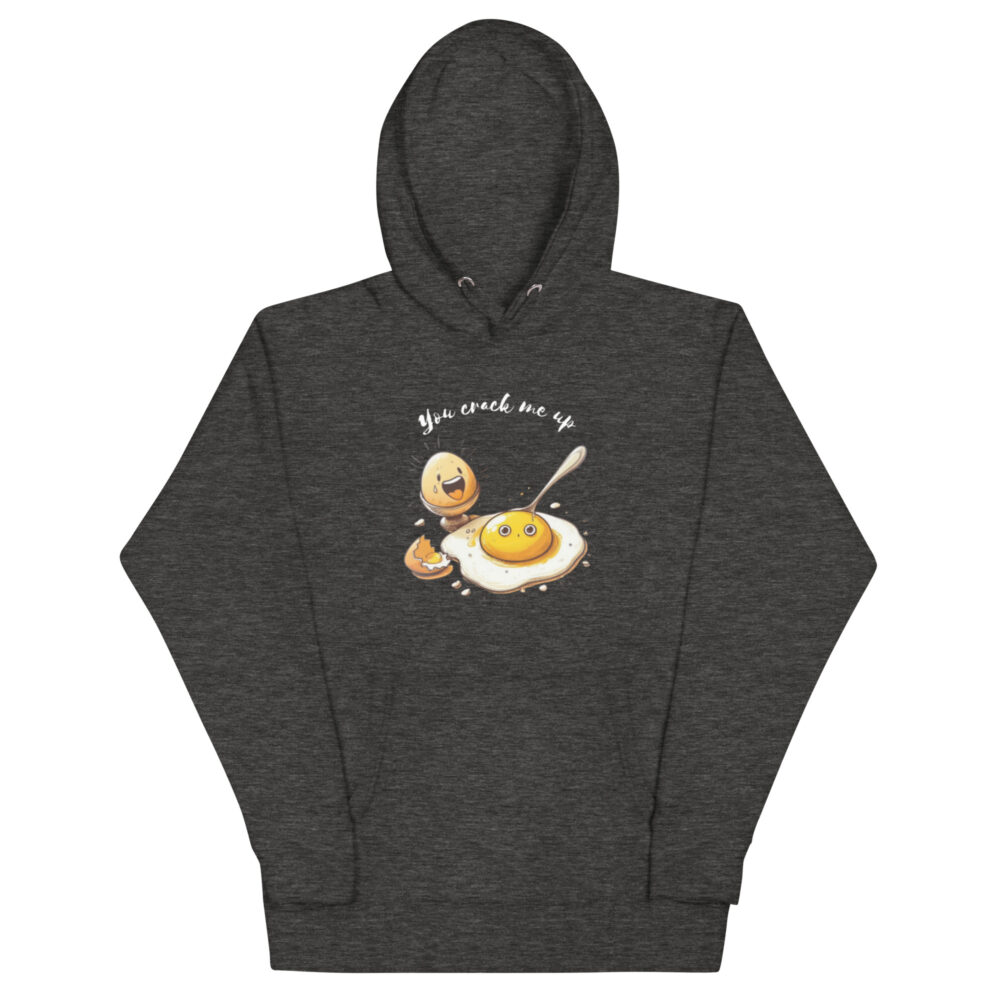 Hoodie s natpisom "You crack me up" - Slika 4