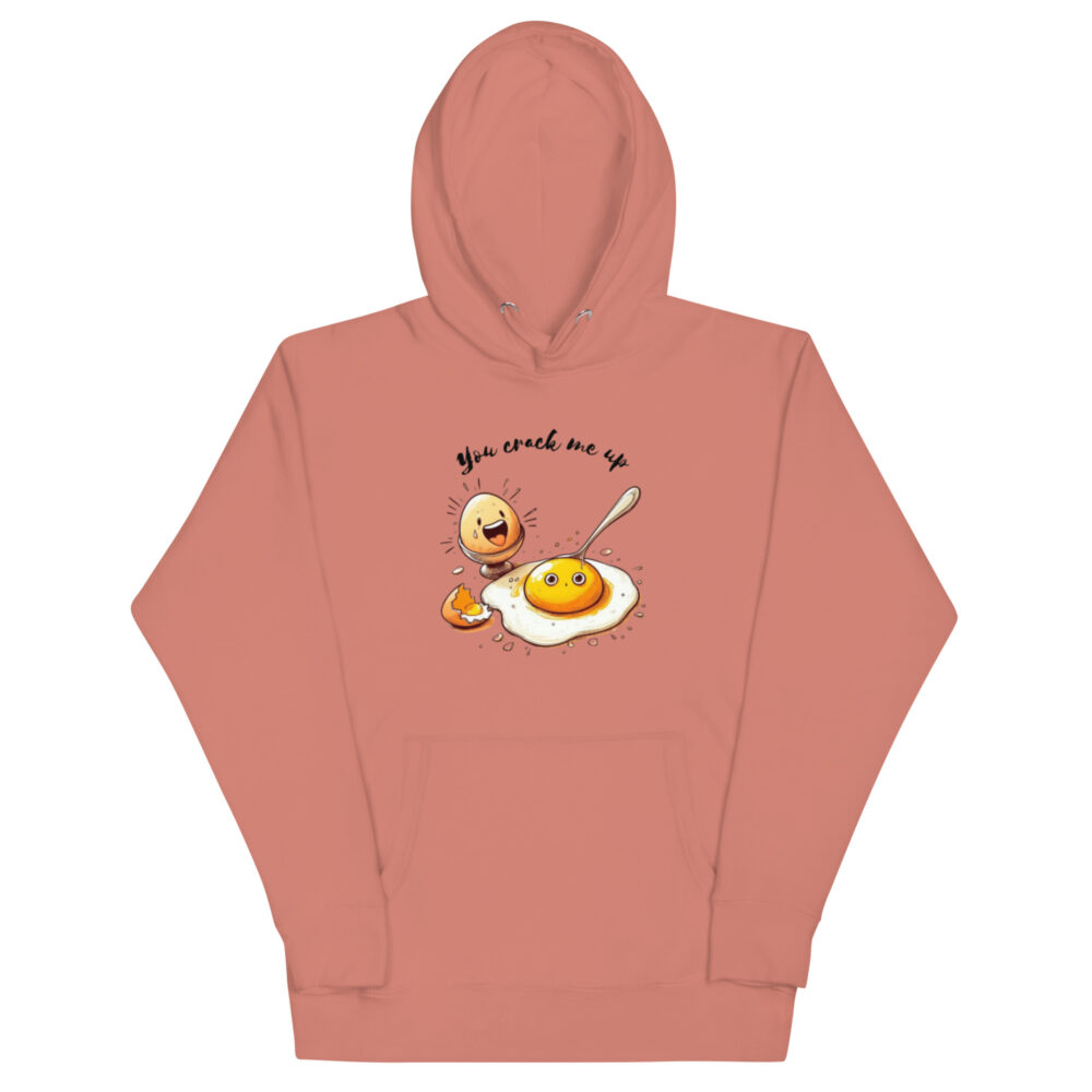Hoodie s natpisom "You crack me up" - Slika 11