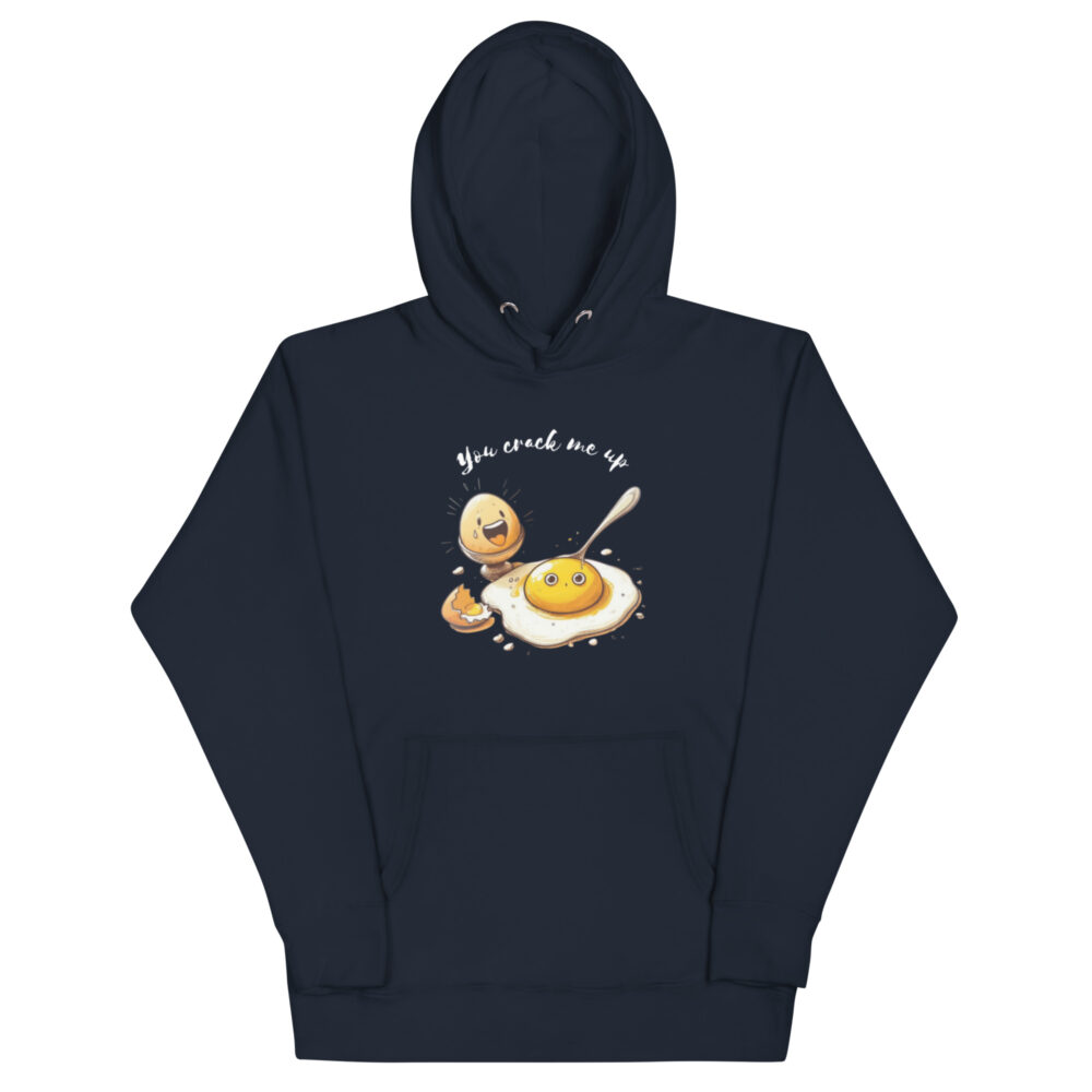 Hoodie s natpisom "You crack me up" - Slika 2