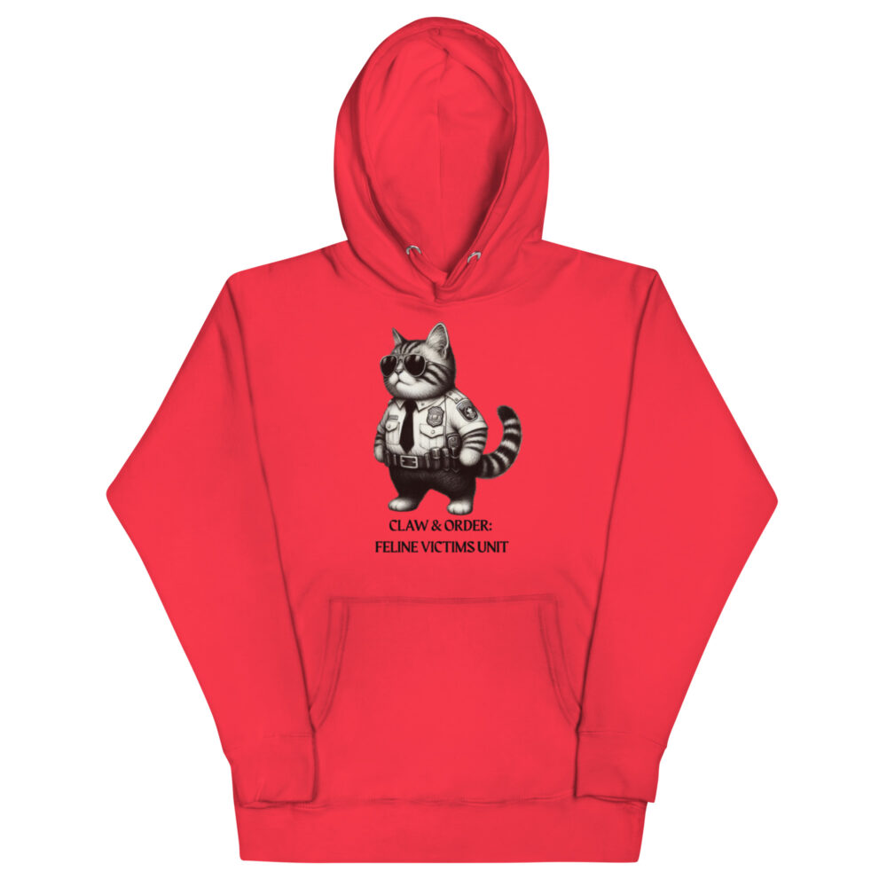 Hoodie "Claw & order: Feline victims unit" - Slika 10