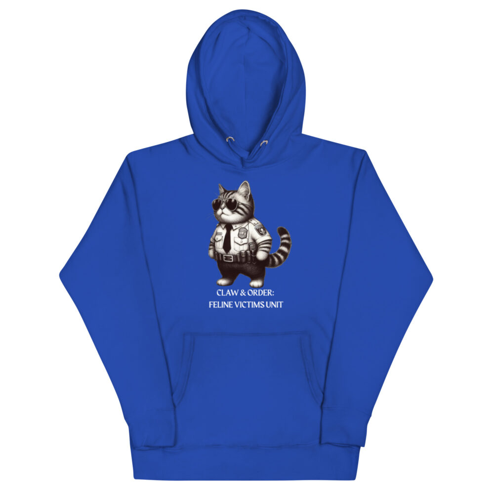 Hoodie "Claw & order: Feline victims unit" - Slika 6