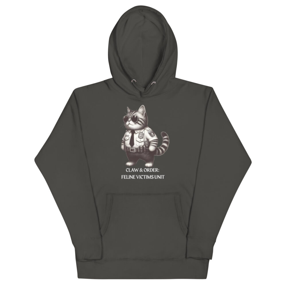 Hoodie "Claw & order: Feline victims unit" - Slika 5