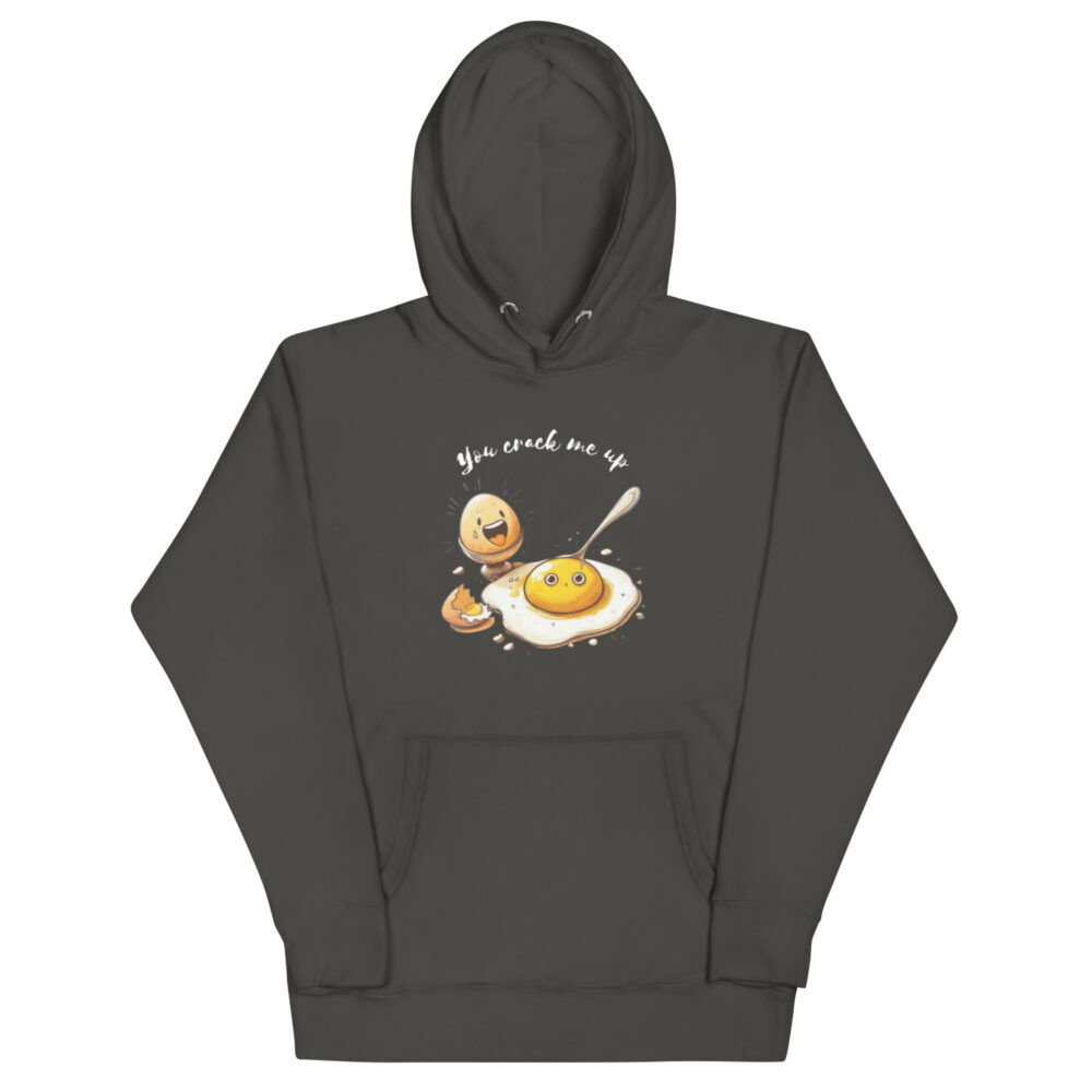 Hoodie s natpisom "You crack me up" - Slika 5