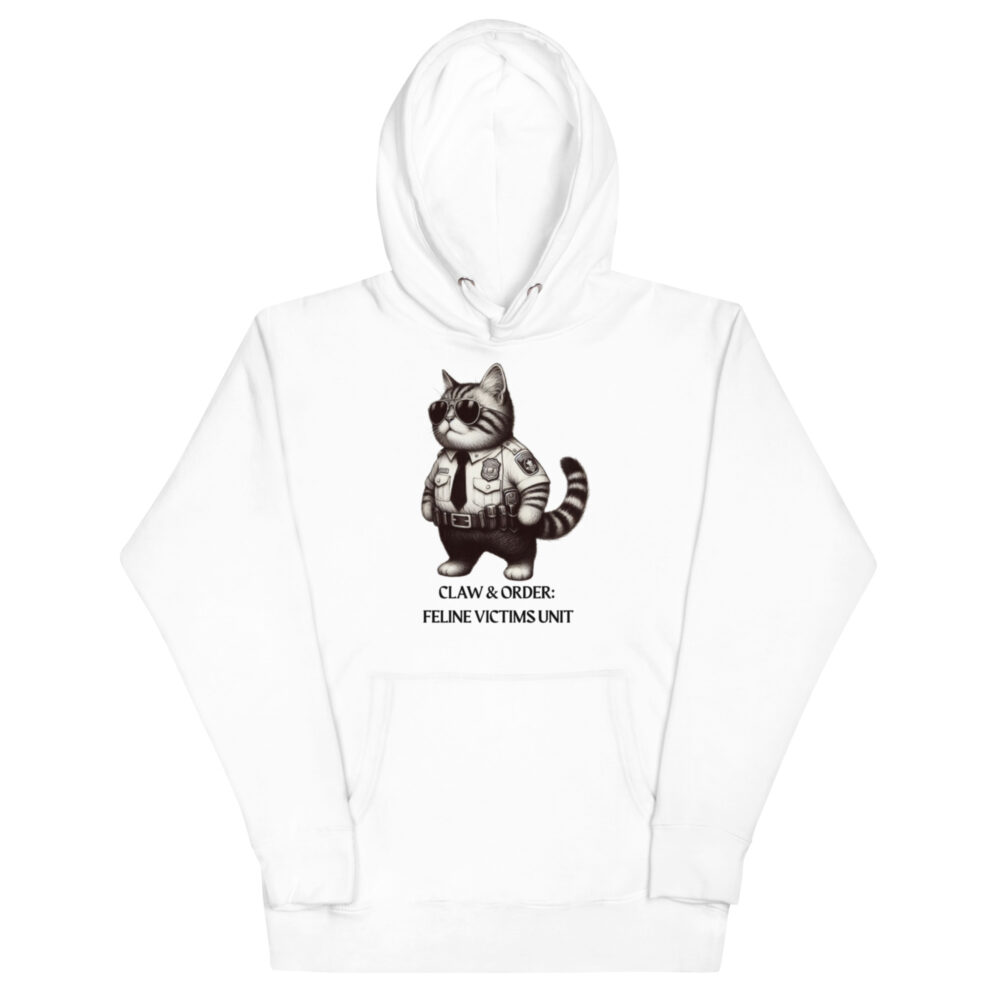 Hoodie "Claw & order: Feline victims unit" - Slika 15