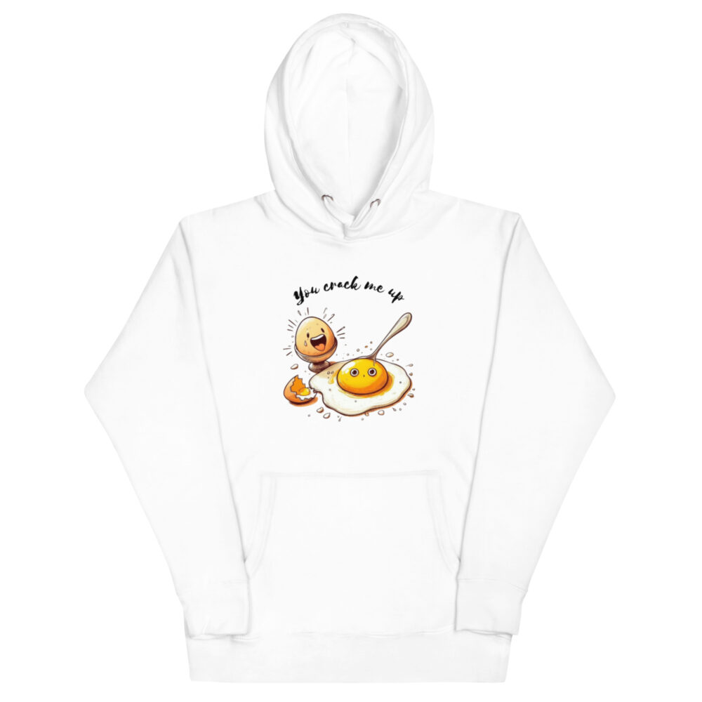 Hoodie s natpisom "You crack me up" - Slika 15