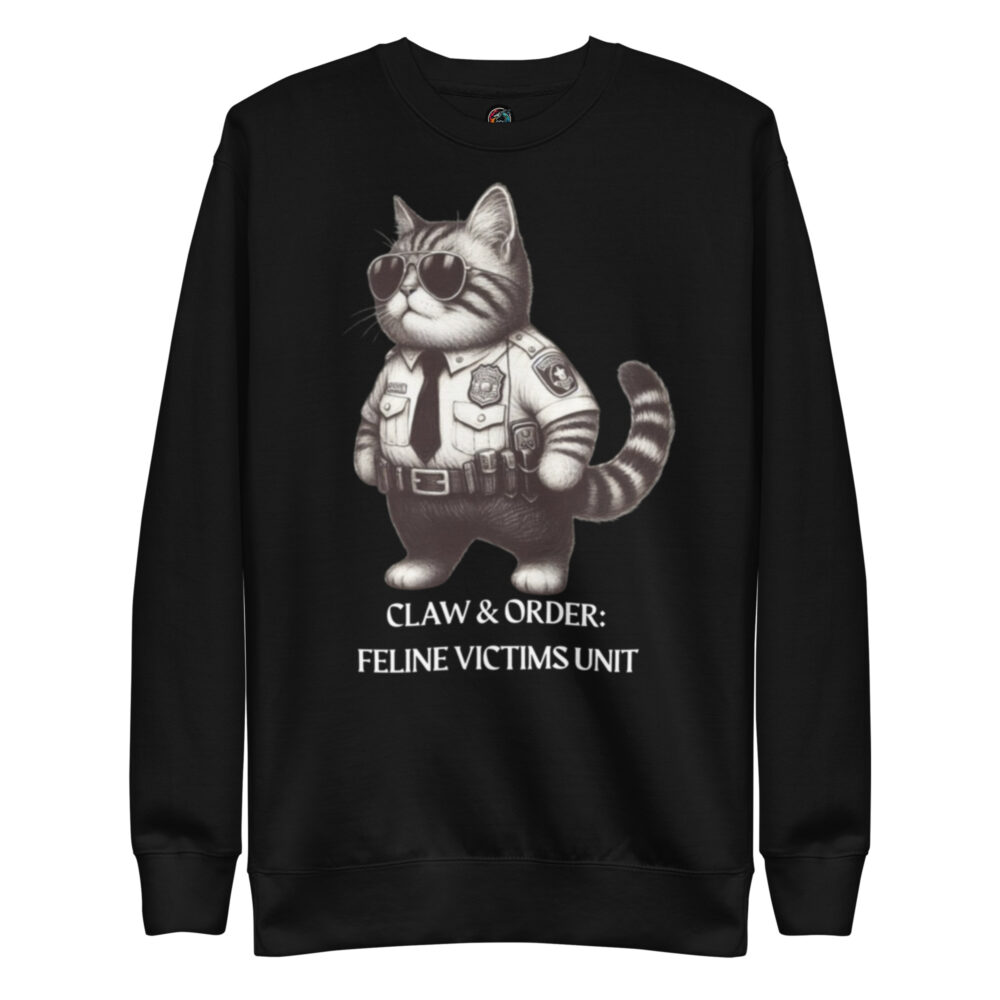 Dugačka majica  "Claw & order: Feline victims unit"