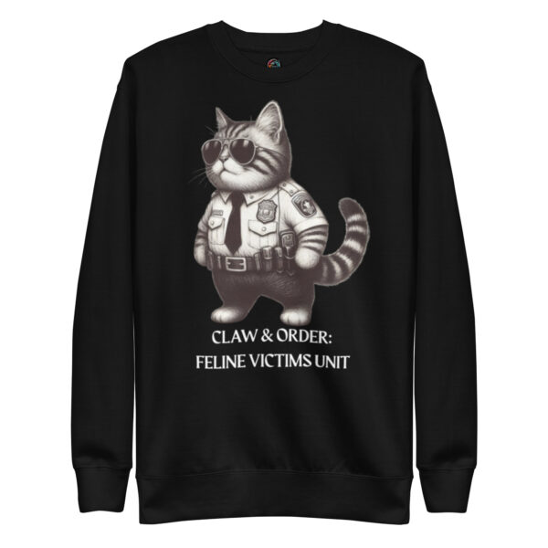 Dugačka majica "Claw & order: Feline victims unit"