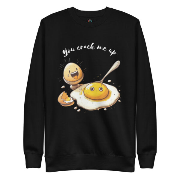 Dugačka majica s natpisom "You crack me up"