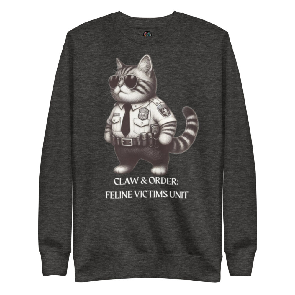 Dugačka majica  "Claw & order: Feline victims unit" - Slika 3