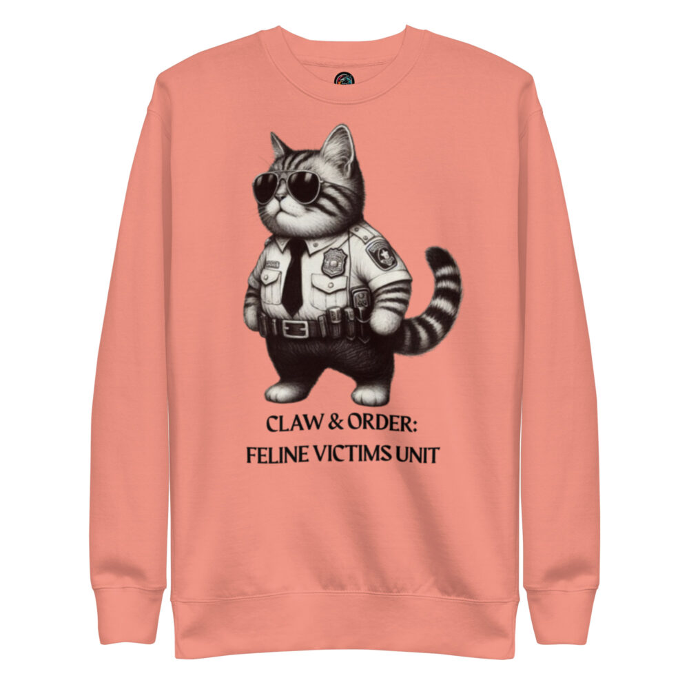 Dugačka majica  "Claw & order: Feline victims unit" - Slika 8