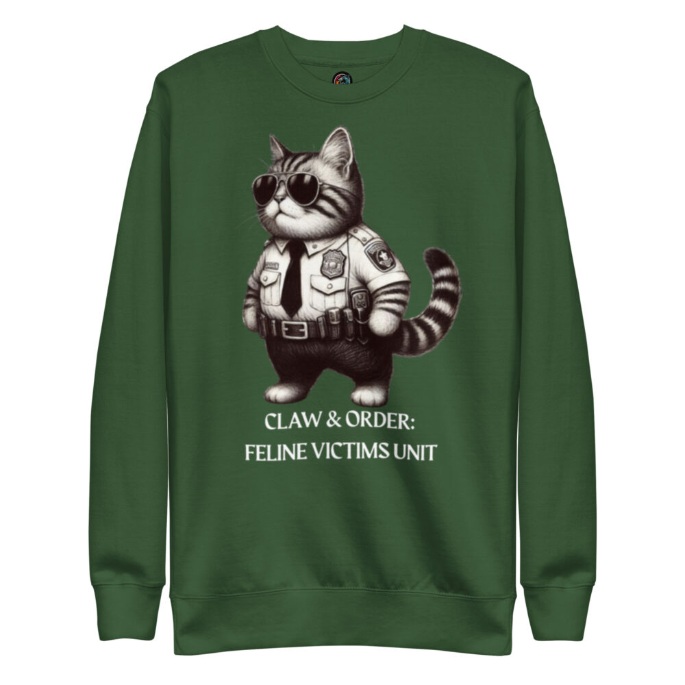Dugačka majica  "Claw & order: Feline victims unit" - Slika 6