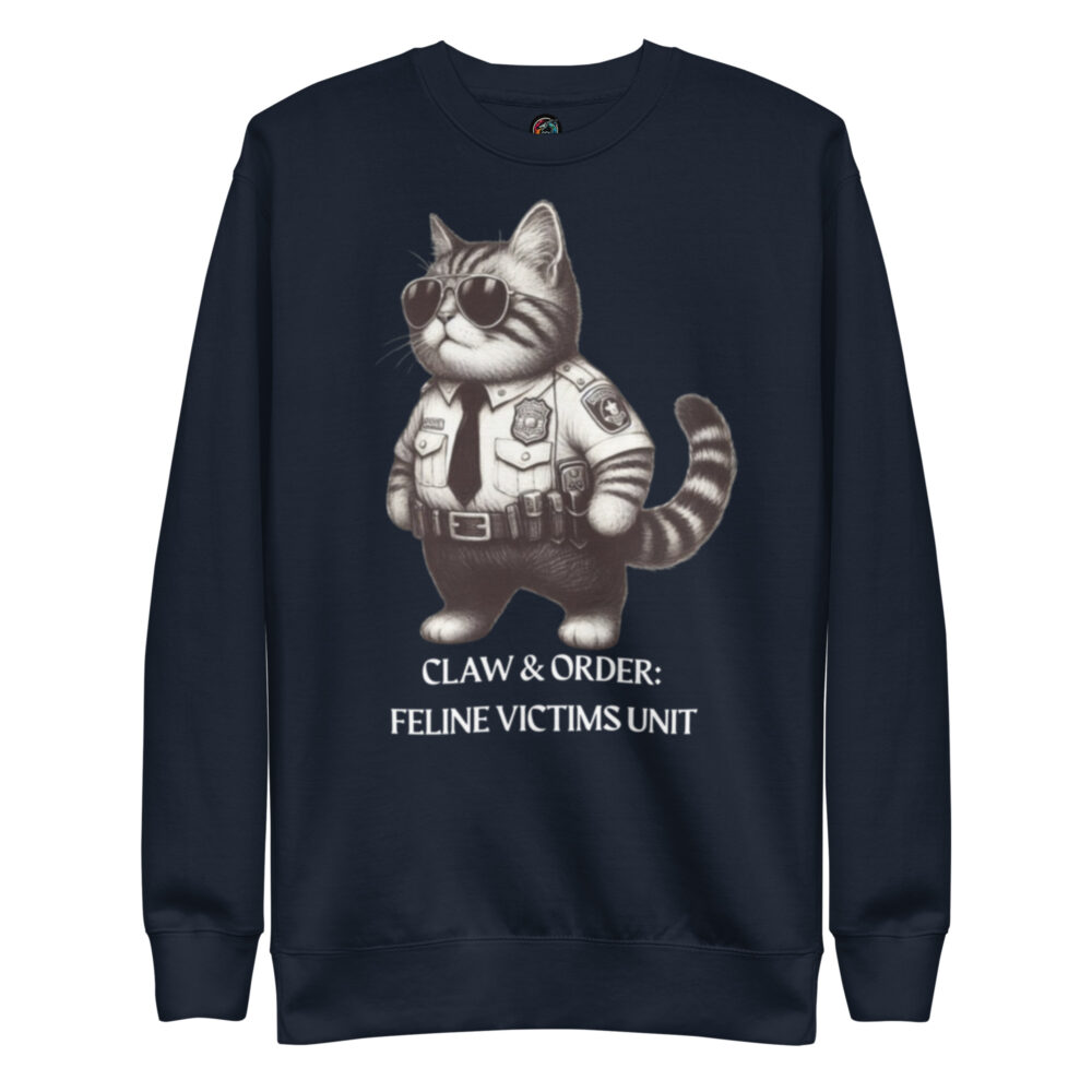 Dugačka majica  "Claw & order: Feline victims unit" - Slika 2