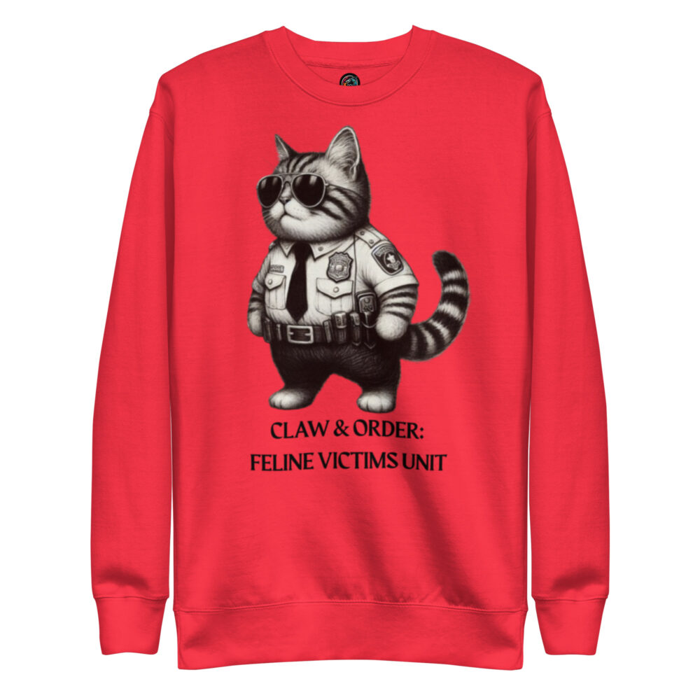 Dugačka majica  "Claw & order: Feline victims unit" - Slika 7