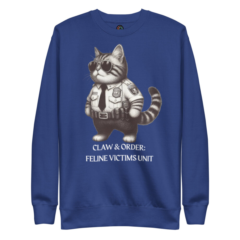 Dugačka majica  "Claw & order: Feline victims unit" - Slika 4