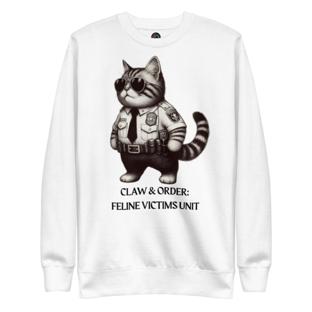 Dugačka majica  "Claw & order: Feline victims unit" - Slika 11