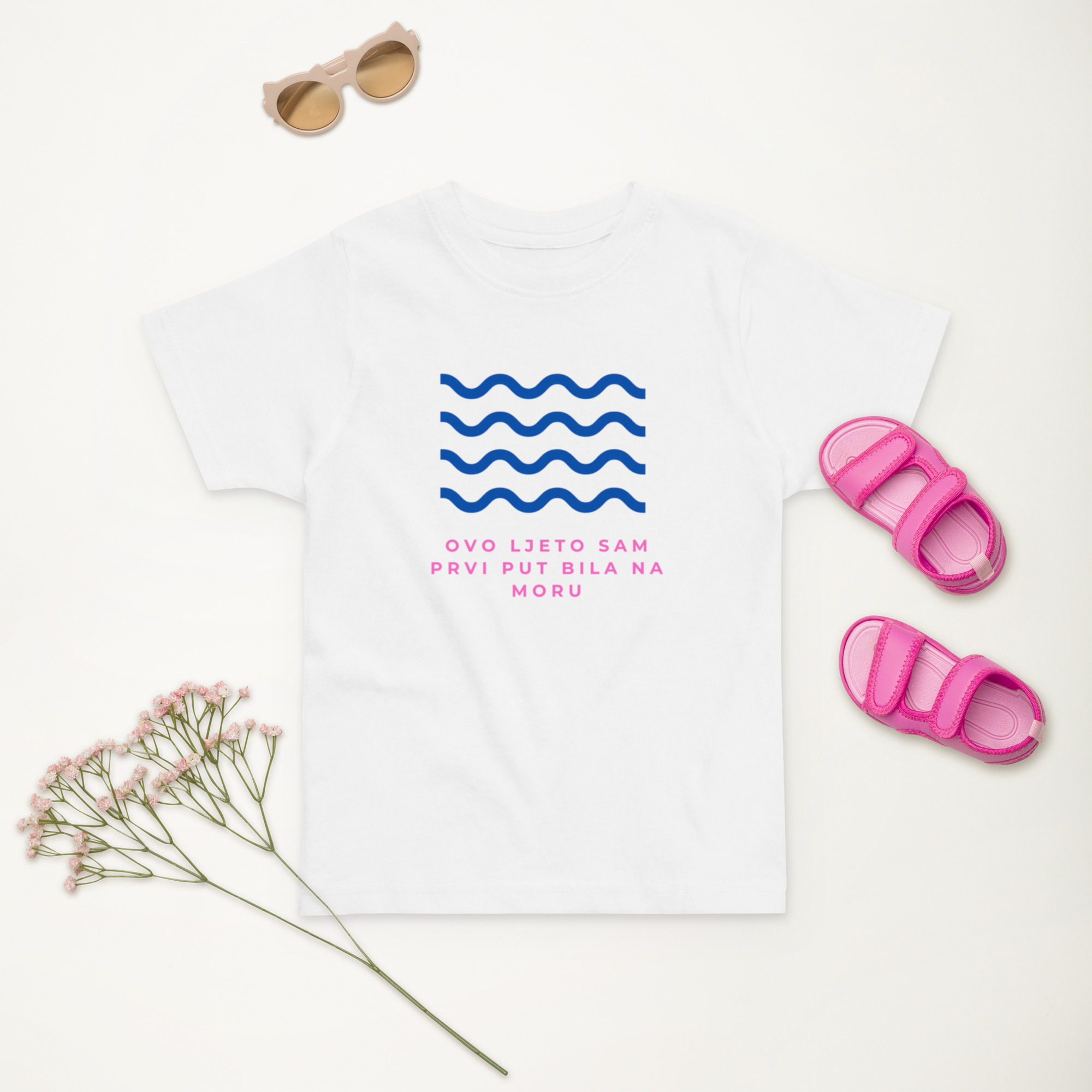 Dječja majica - Ovo ljeto sam prvi put bila na moru - Slika 6