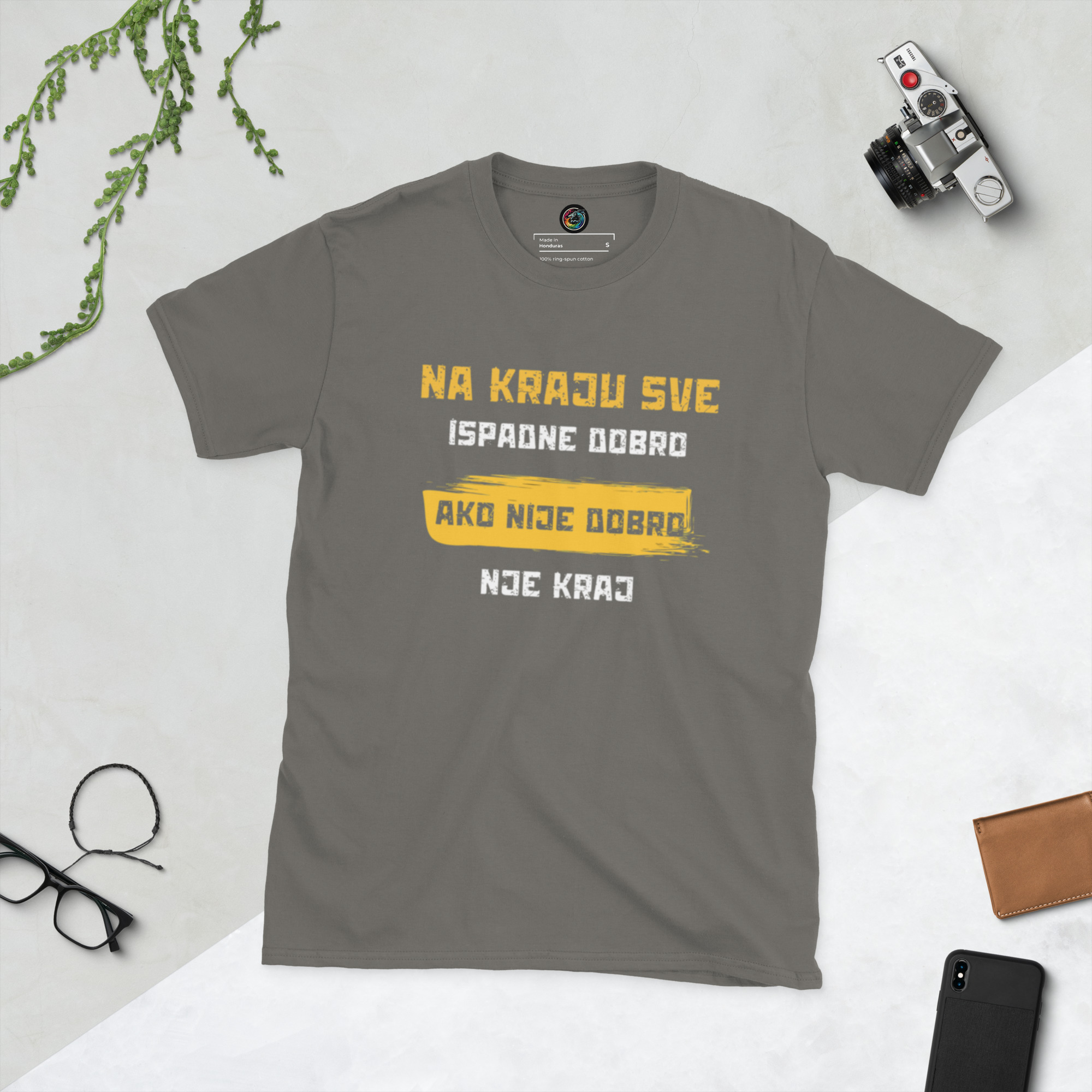 Kratka majica "Na kraju sve ispadne dobro, ako nije dobro nije kraj" - Slika 9