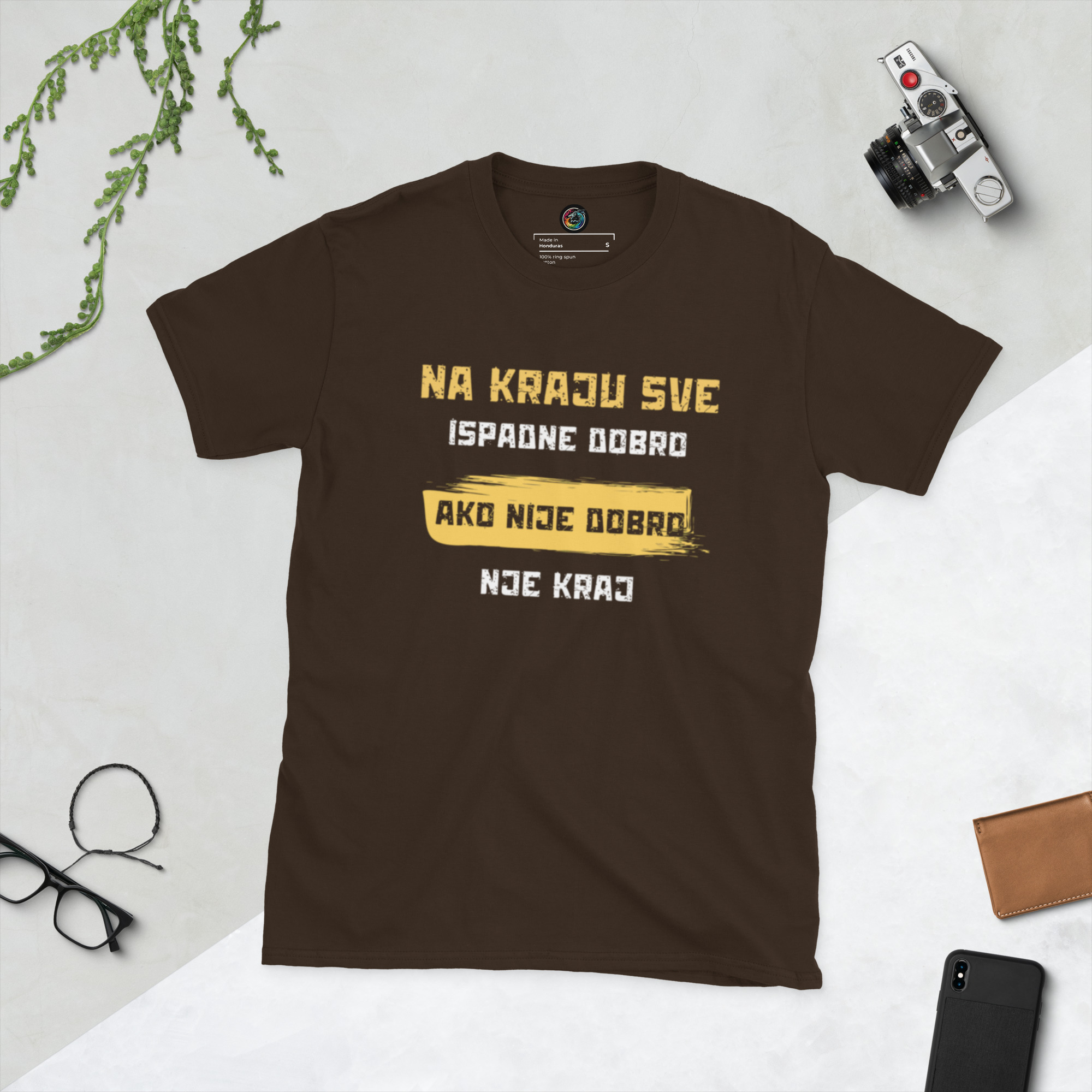 Kratka majica "Na kraju sve ispadne dobro, ako nije dobro nije kraj" - Slika 3