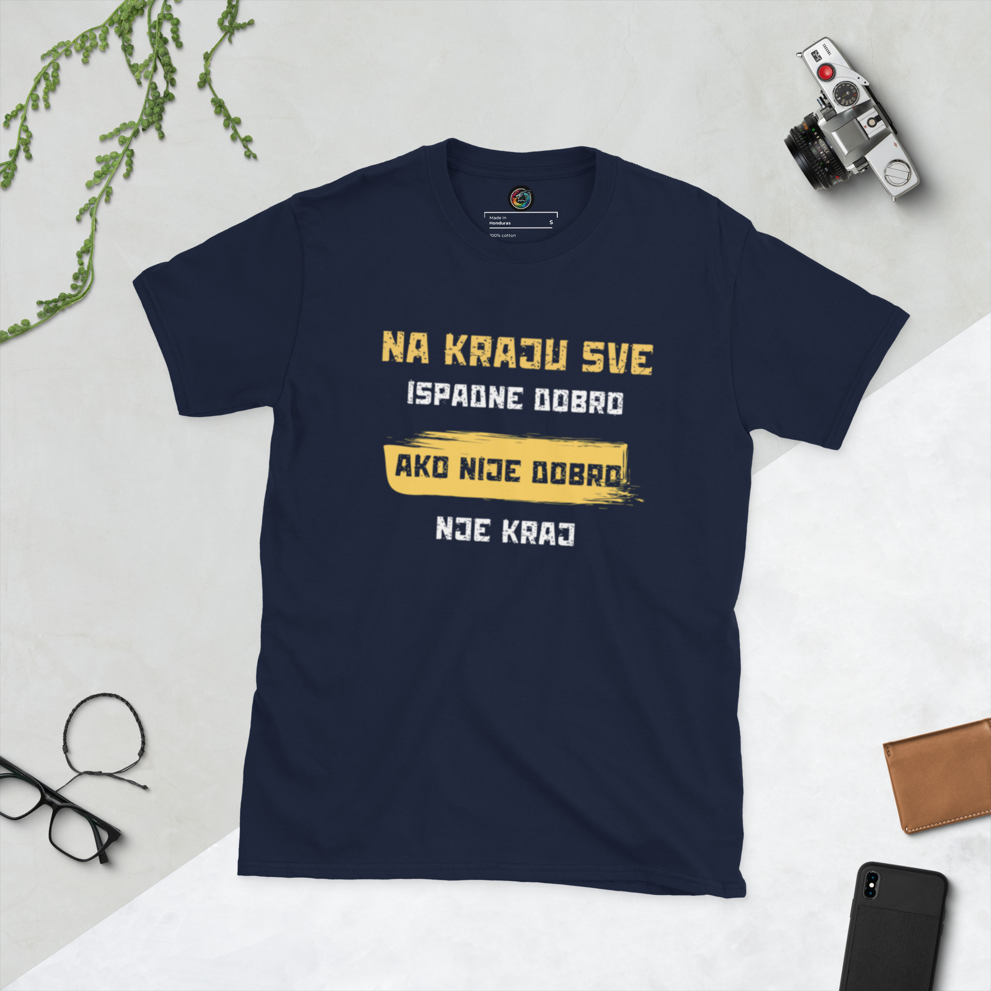 Kratka majica "Na kraju sve ispadne dobro, ako nije dobro nije kraj" - Slika 2