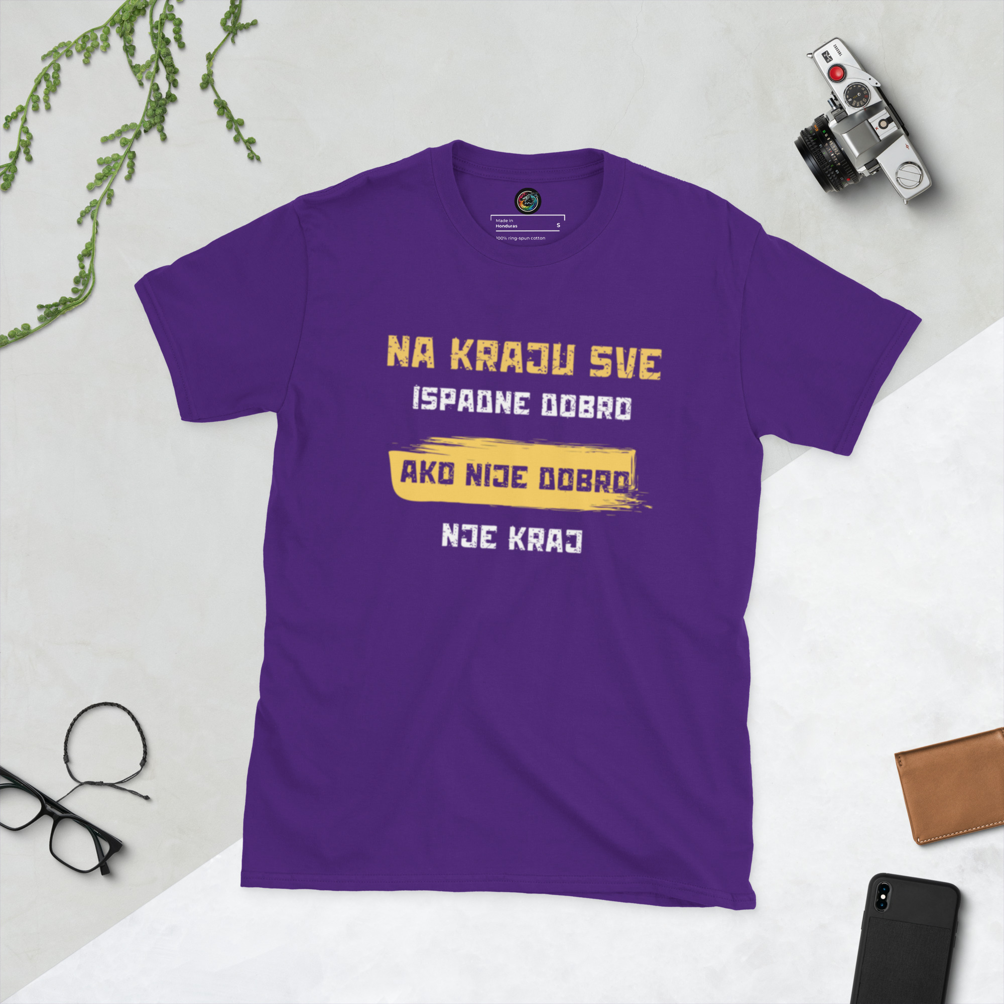 Kratka majica "Na kraju sve ispadne dobro, ako nije dobro nije kraj" - Slika 4