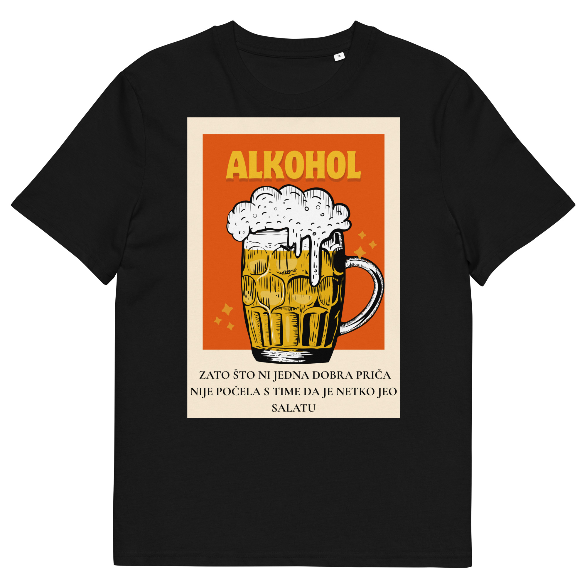 Kratka majica "Alkohol" - organski pamuk