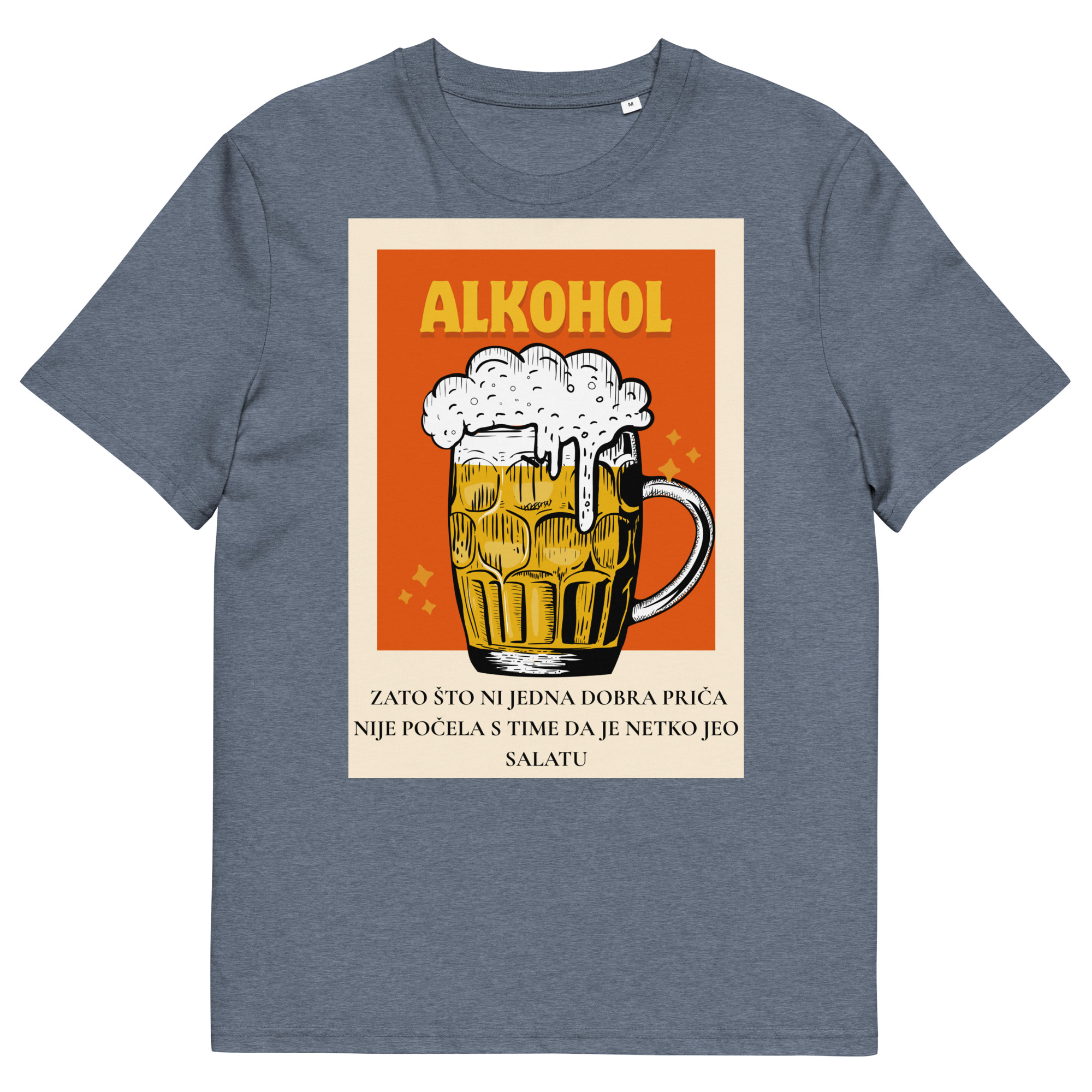 Kratka majica "Alkohol" - organski pamuk - Slika 9