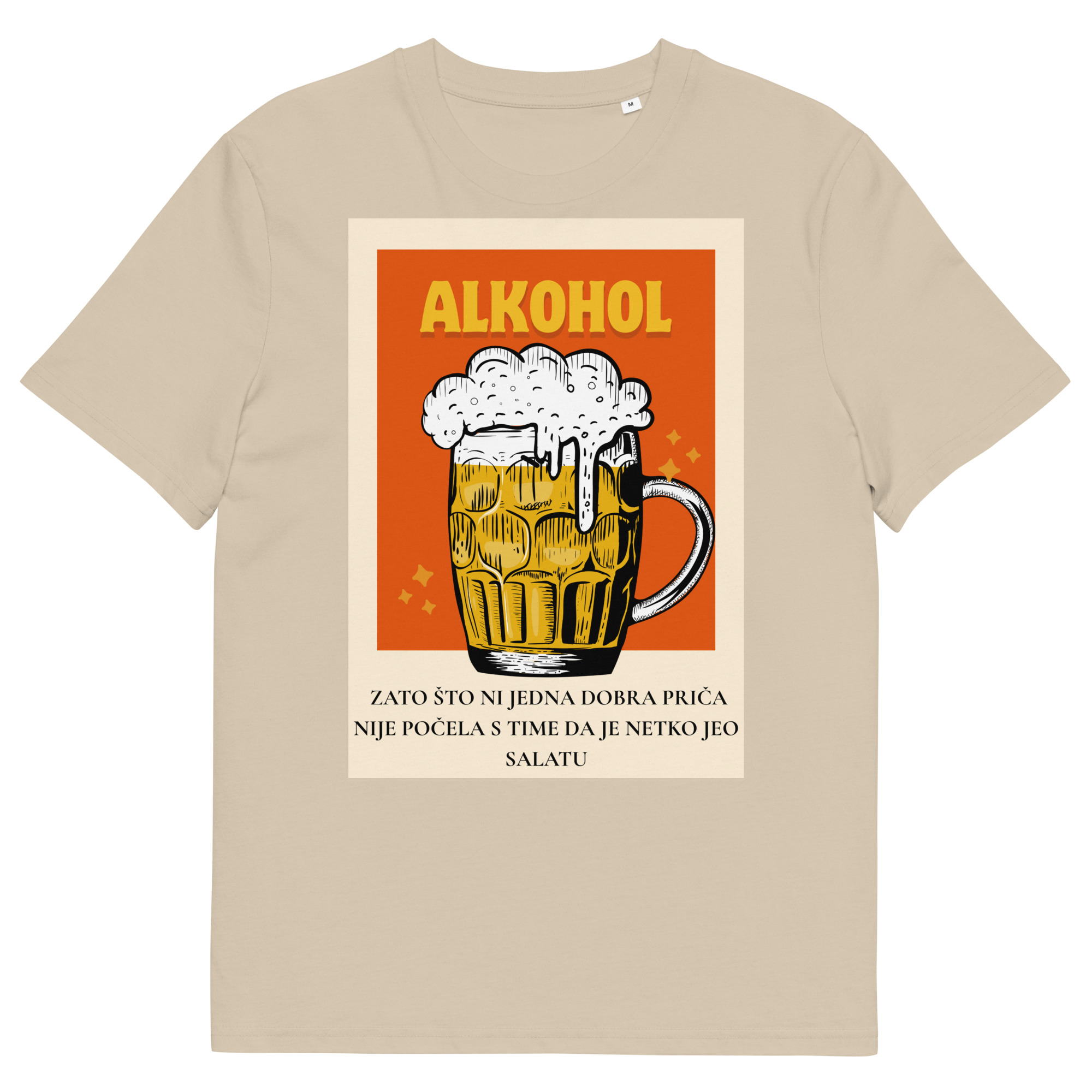 Kratka majica "Alkohol" - organski pamuk - Slika 11