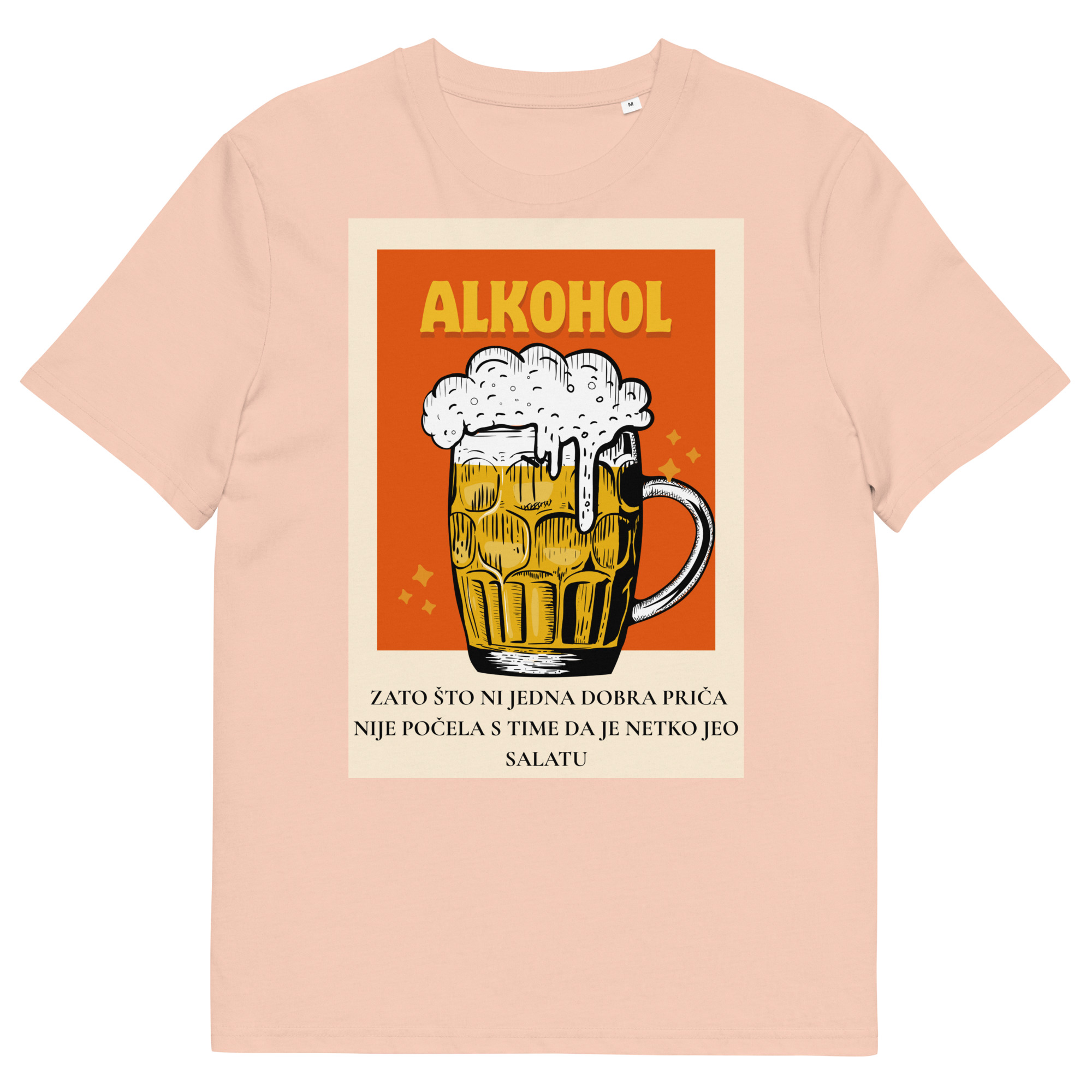Kratka majica "Alkohol" - organski pamuk - Slika 12