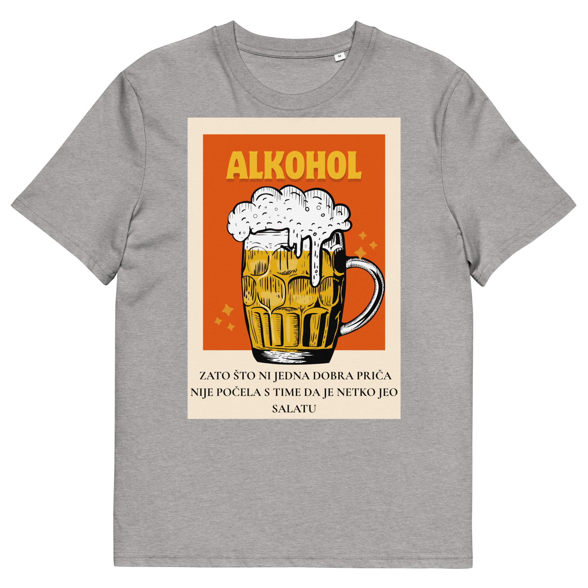 Kratka majica "Alkohol" - organski pamuk - Slika 10