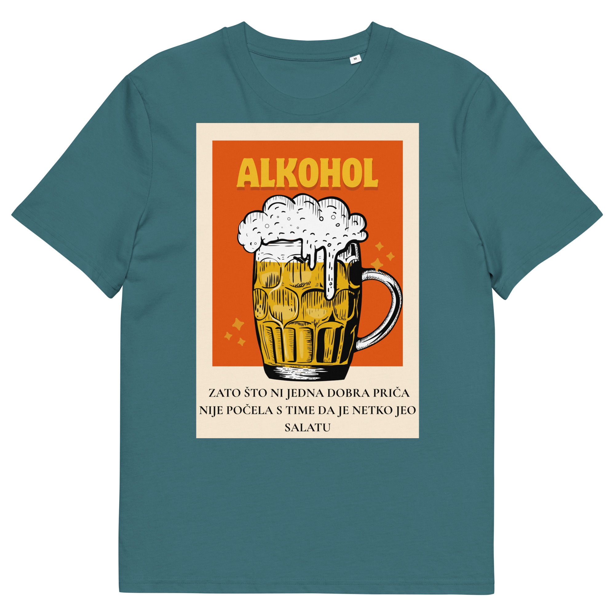 Kratka majica "Alkohol" - organski pamuk - Slika 7