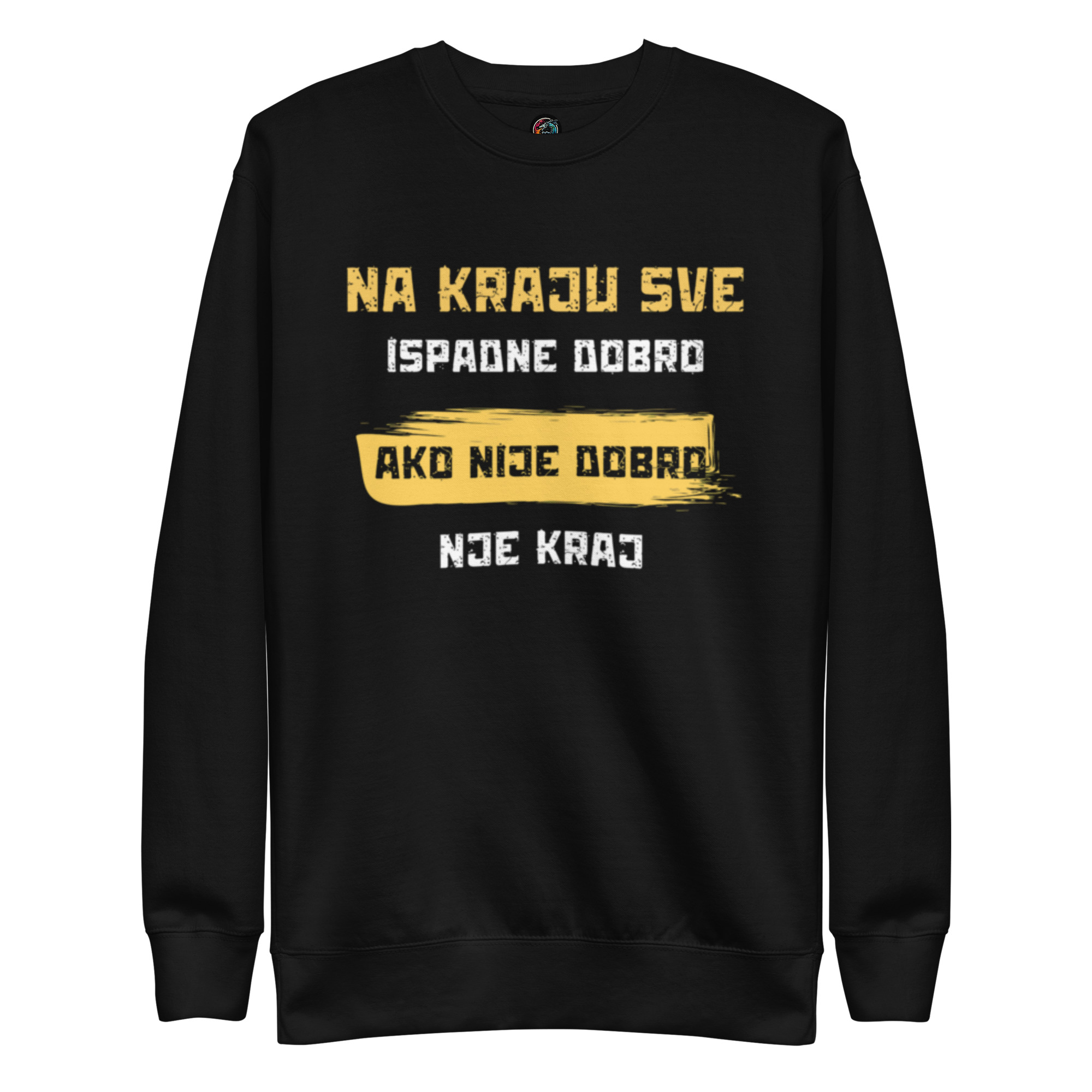 Dugačka majica "Na kraju sve ispadne dobro, ako nije dobro nije kraj"