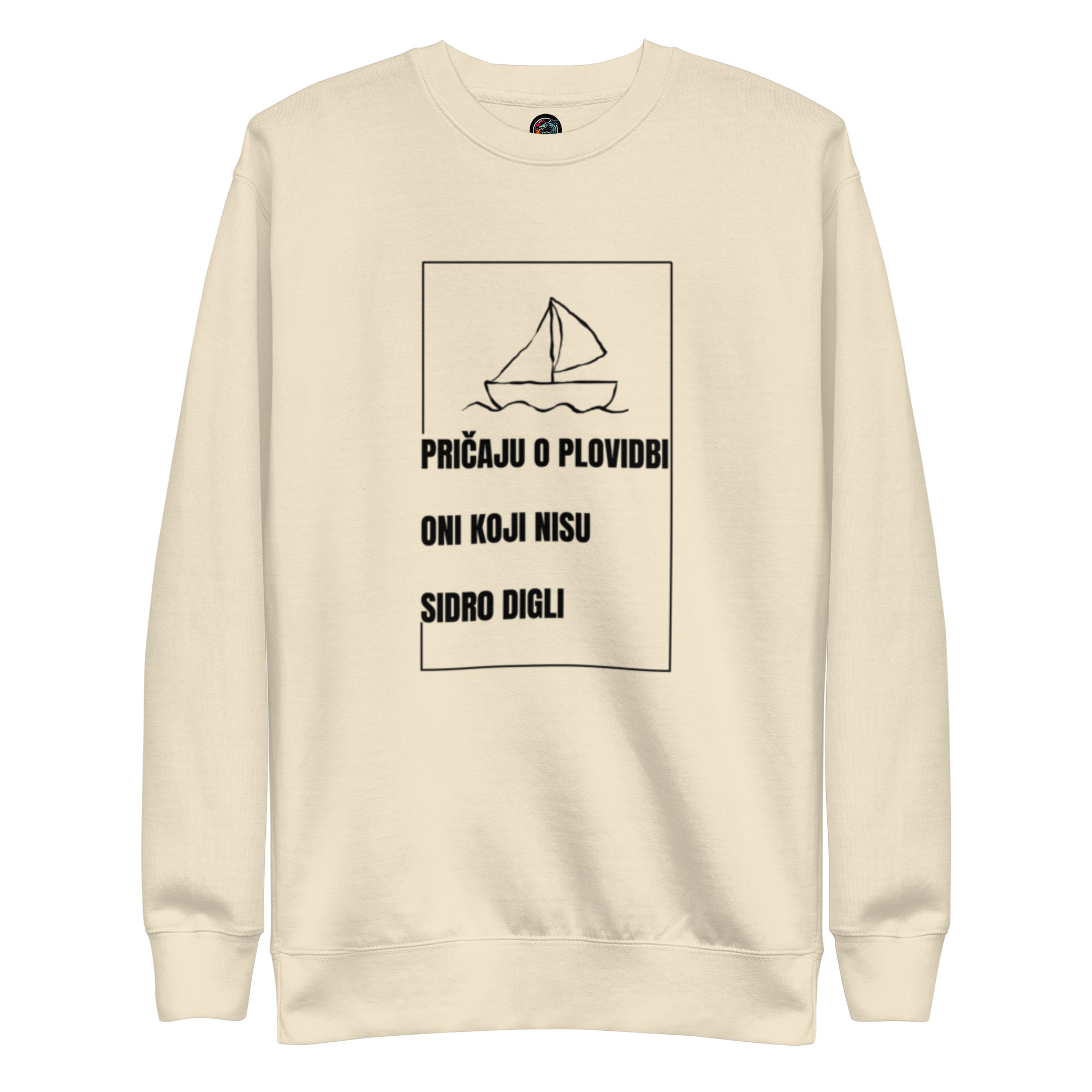 Dugačka majica s natpisom "Pričaju o plovidbi oni koji nisu sidro digli" - Slika 10