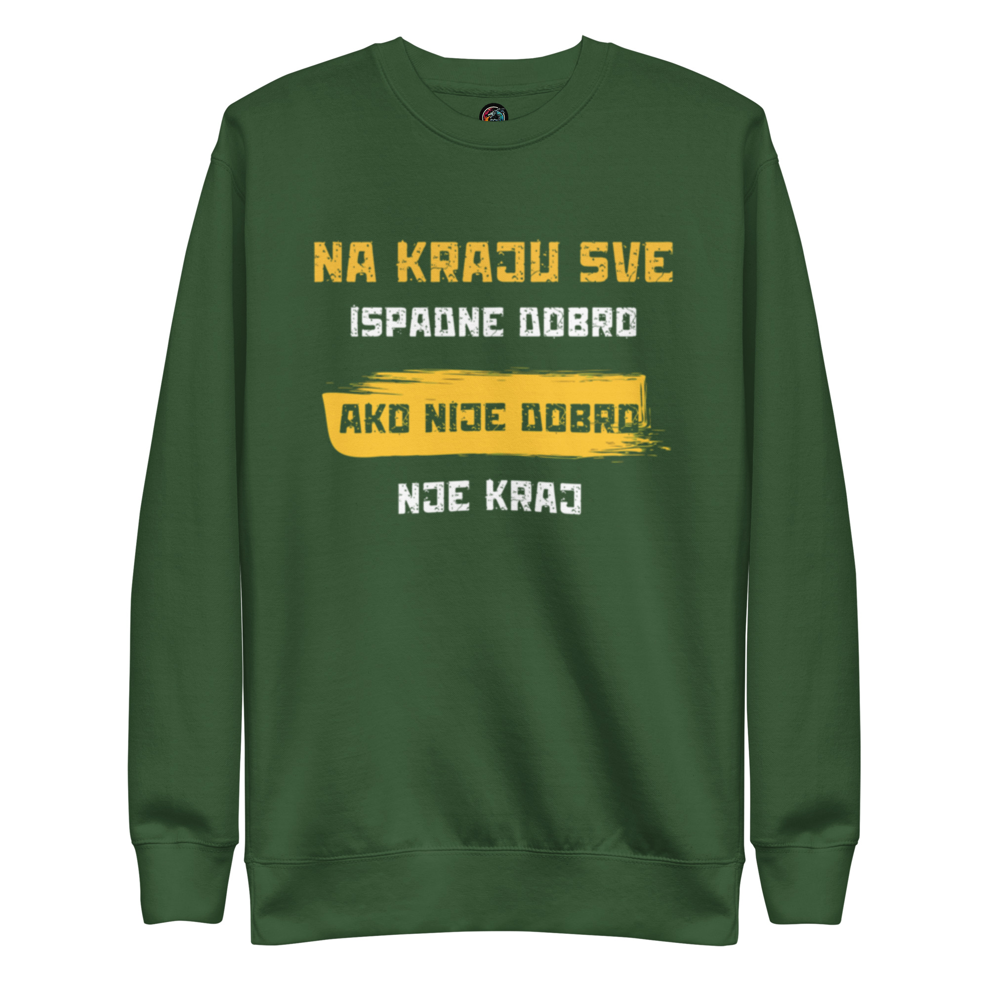 Dugačka majica "Na kraju sve ispadne dobro, ako nije dobro nije kraj" - Slika 6